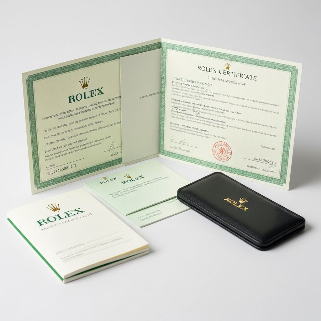 Documentação Necessária para Vender seu Rolex